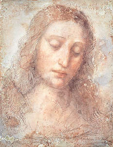 Krog Leonarda da Vinci: Kristus, ok. 1500, Brera, Milano